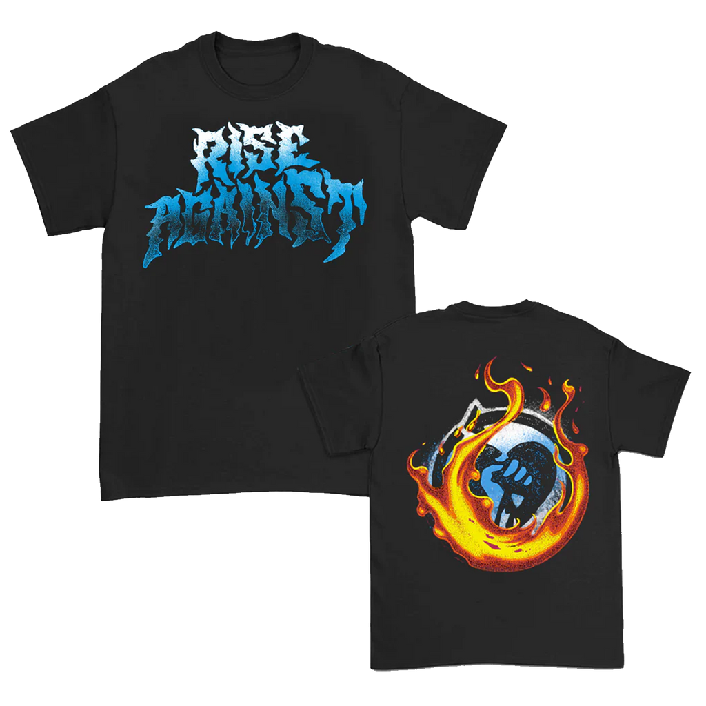 Flamed Heartfist T-Shirt (Black) Hoodie, Sweatshirt | CoreVibeTees.com (Image 1)
