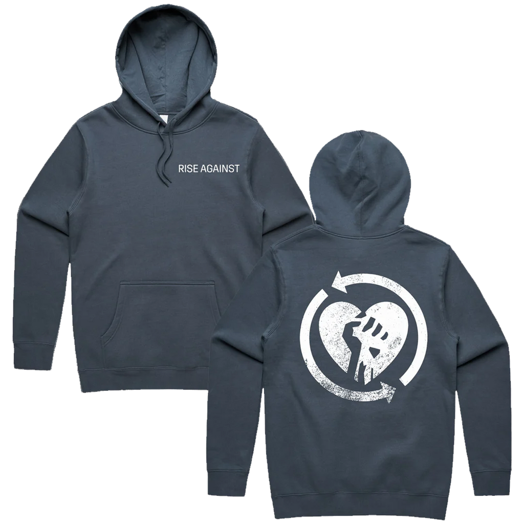 Heartfist Pullover Hoodie (Petrol Blue) T-Shirts, Sweatshirt | CoreVibeTees.com (Image 1)