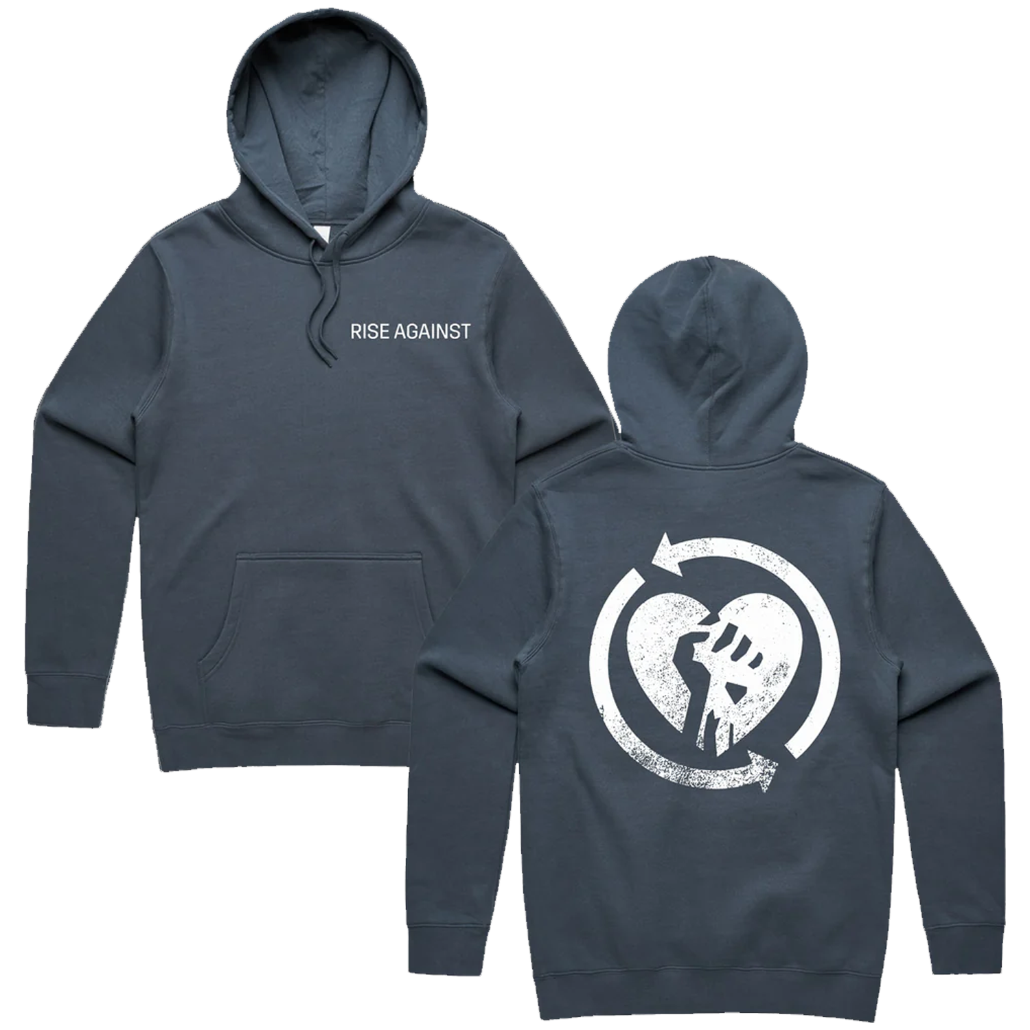 Heartfist Pullover Hoodie (Petrol Blue) T-Shirts, Sweatshirt | CoreVibeTees.com (Image 1)