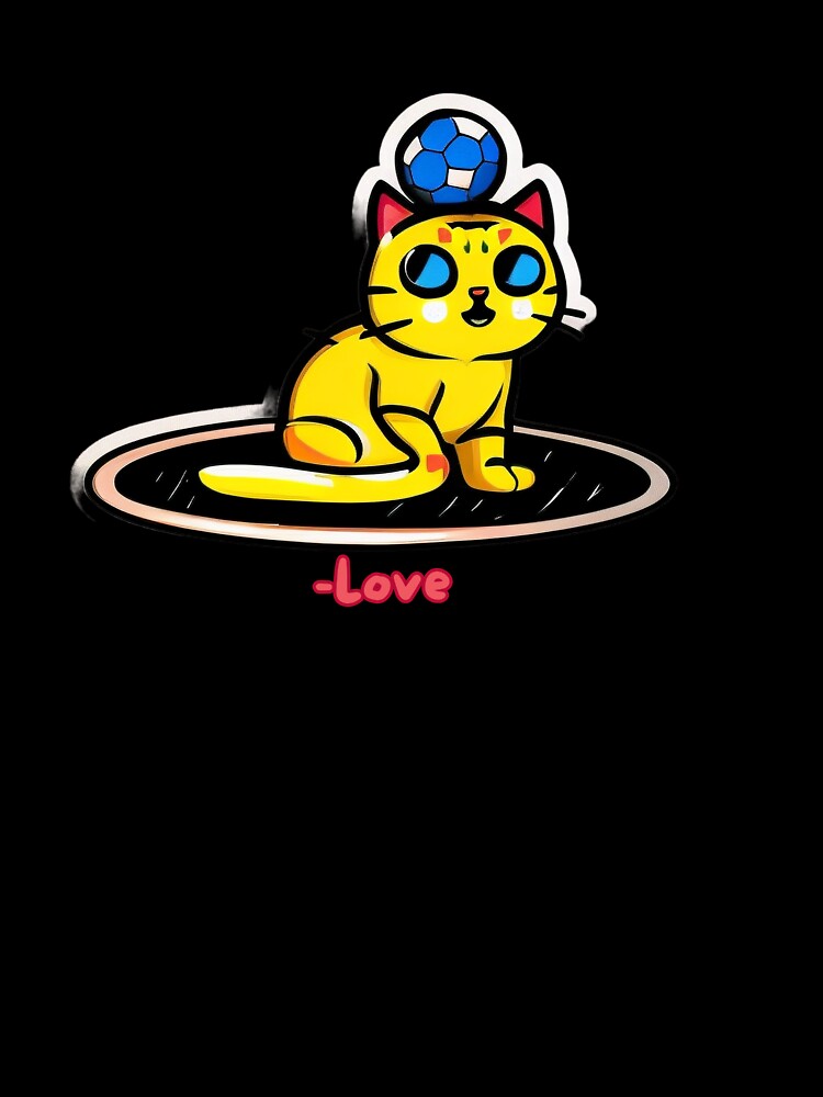 Soccer Love Cat by catsplaysports