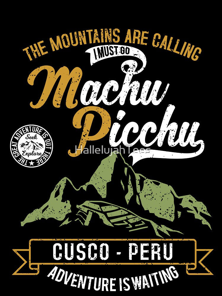 Vintage Peru Shirt Cusco Machu Picchu Llama Jersey Souvenir T-Shirt Machu Picchu Peru Llama Cusco Gift Idea by HallelujahTees