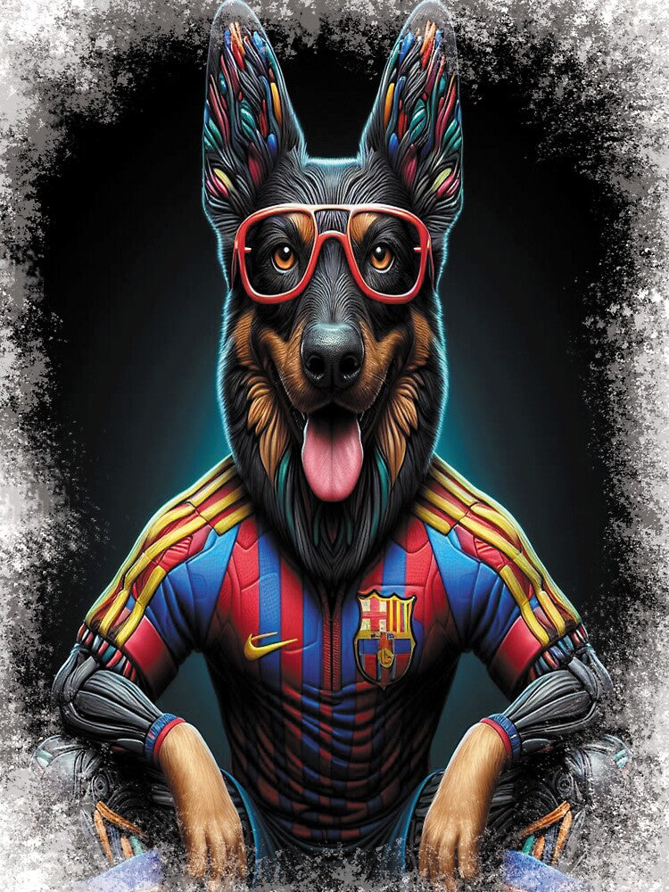 sports dog by E.D.CH designs.