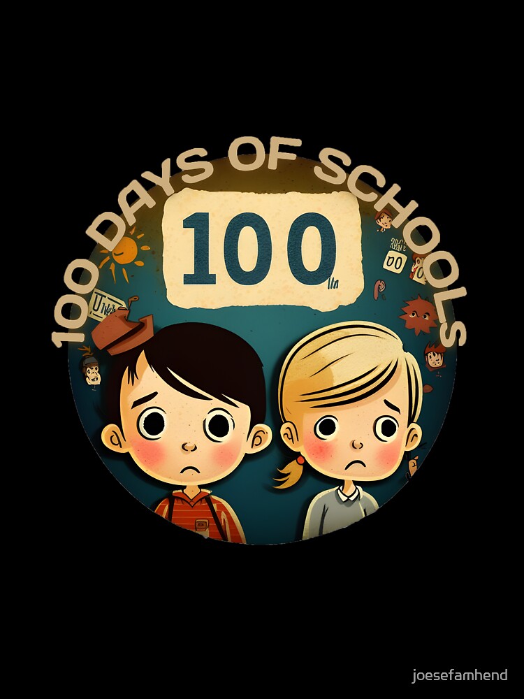 100 DAYS OF SCHOOL. Sticker Sticker by joesefamhend