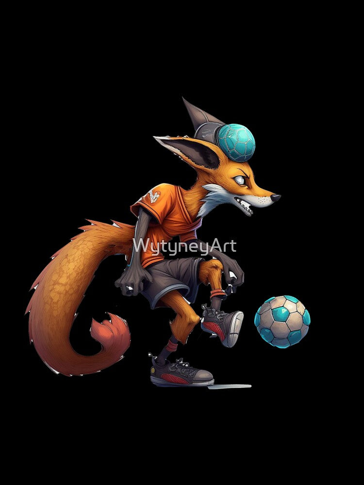 maned wolf soccer by WytyneyArt