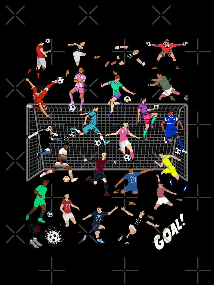 Dynamic Football Sports Art by HBBS DESIGNS