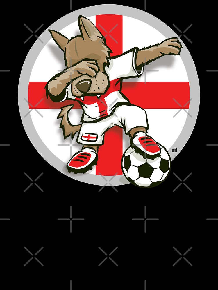 Football Dabbing Dog England by m. i.