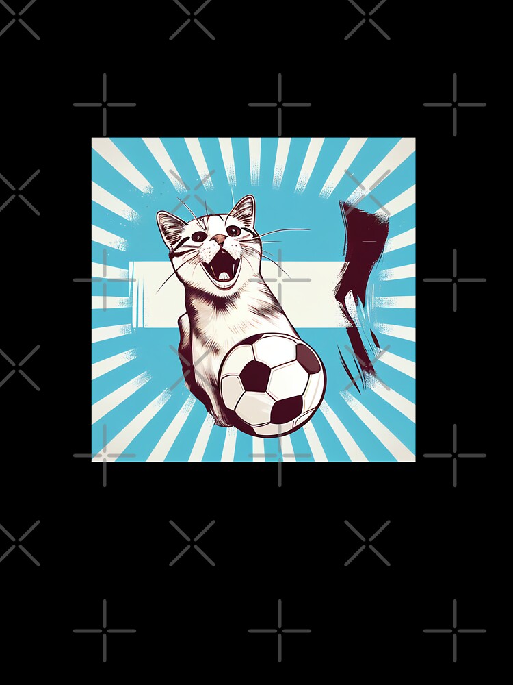 argentine winning world cup cat version by Deluzion
