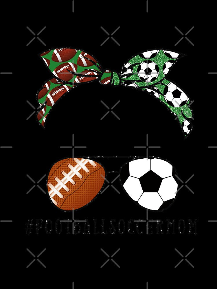 Football Soccer Mom by Amitta Art
