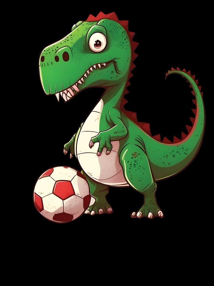 Dinosaur Prehistoric Soccer Player by PatternBestFan
