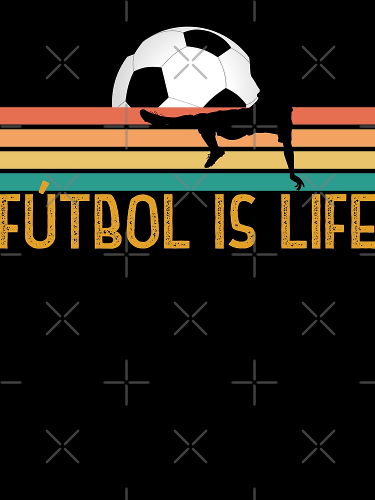 Futbol is life, Vintage gifts for soccer players lovers and fans by llon