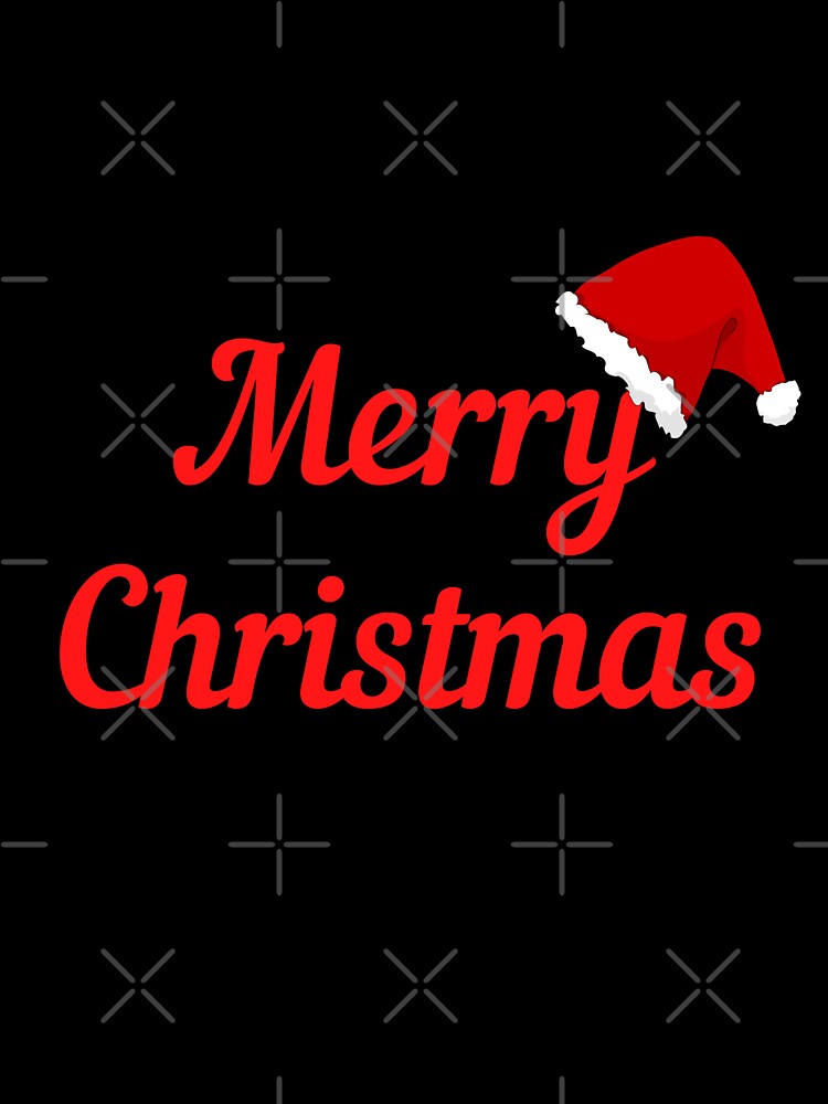 Merry Christmas with a Christmas cap Classic T-Shirt design by hetvick