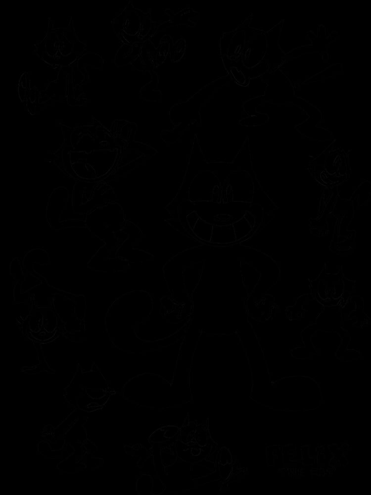 Felix the Cat Graphic T-Shirt, 100 Cotton Shirt, Men's Women's All Sizes by majoehyoikt