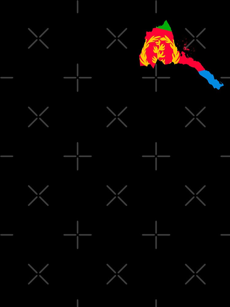 Flag Map of Eritrea - ካርታ ኤርትራ by DreamBrushy