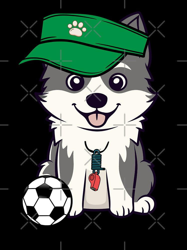 Soccer Player Husky dog by Pet Station