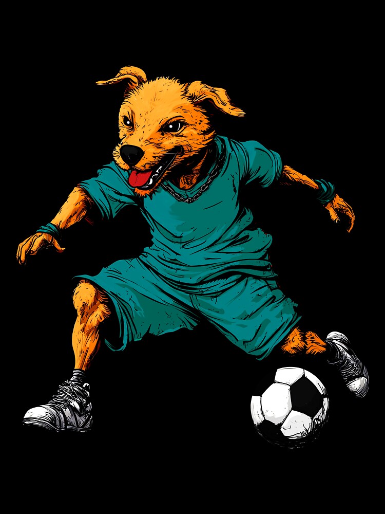 Dog footballer by Soulskier