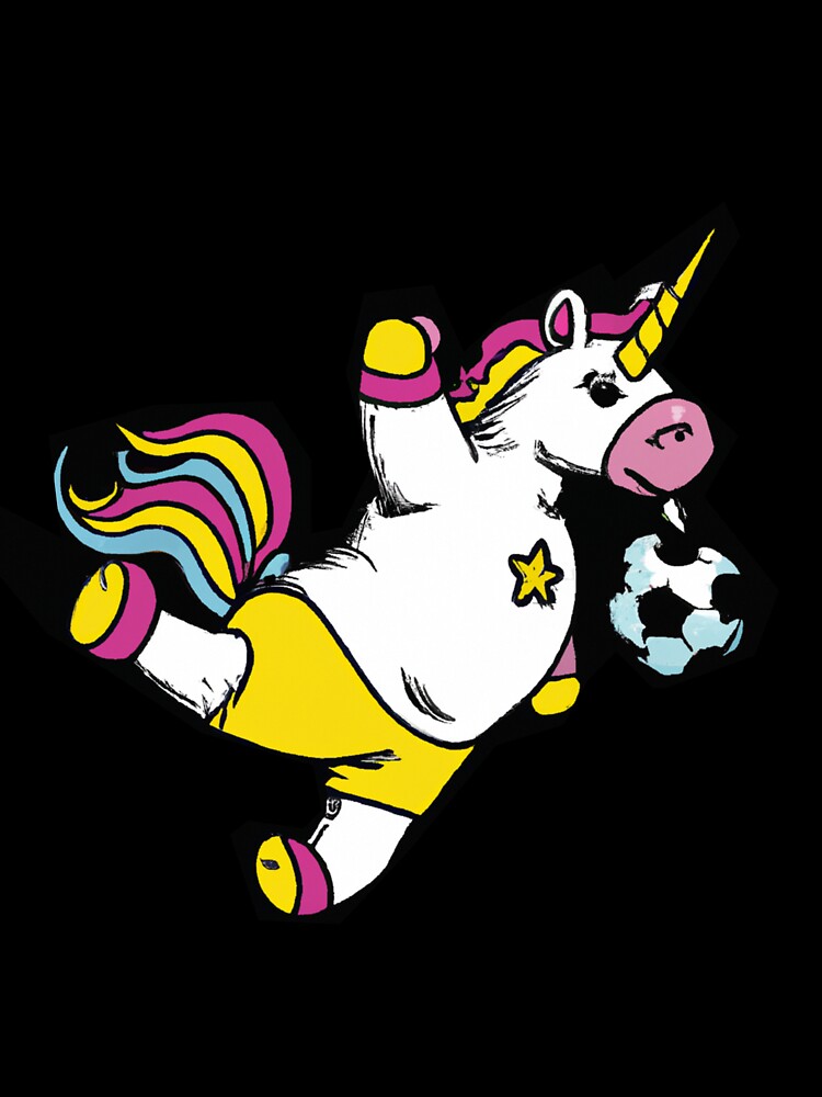Unicorn soccer girl woman by Imutobi