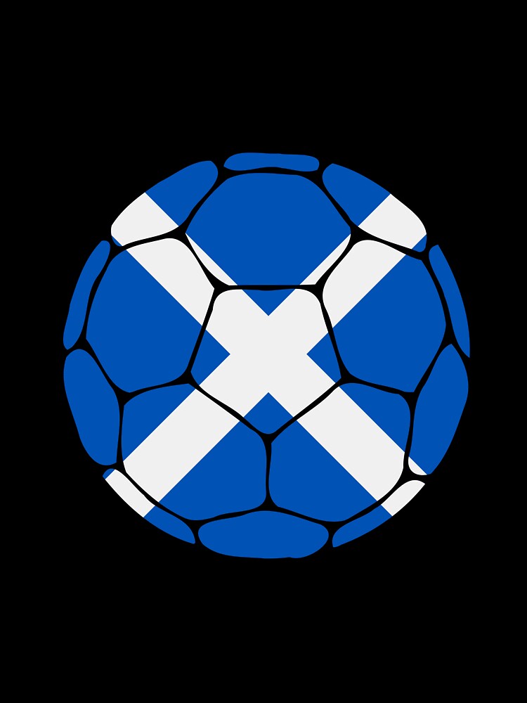 Scotland Flag Soccer Ball by ehgraphics15