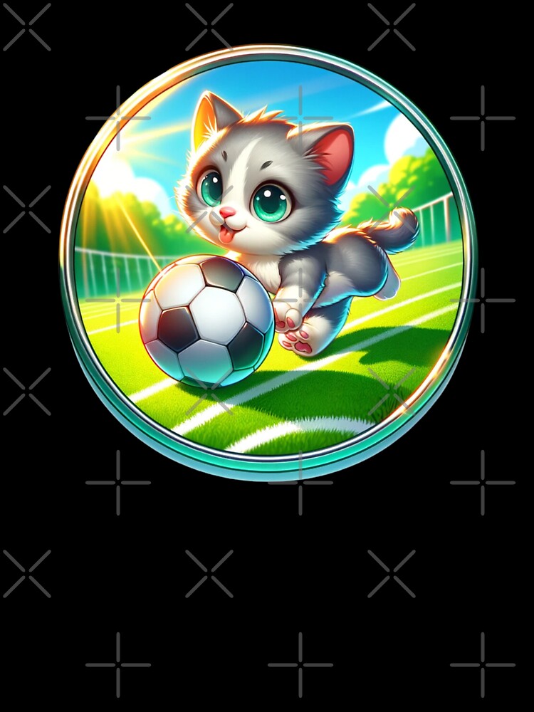 Cat Playing Soccer | Football | Soccer | Sports | Cute by ShopCoolStop