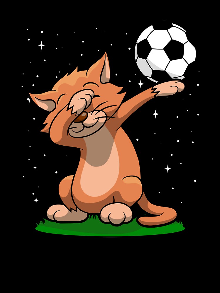 Soccer Dabbing Cat by LboutiqueUS