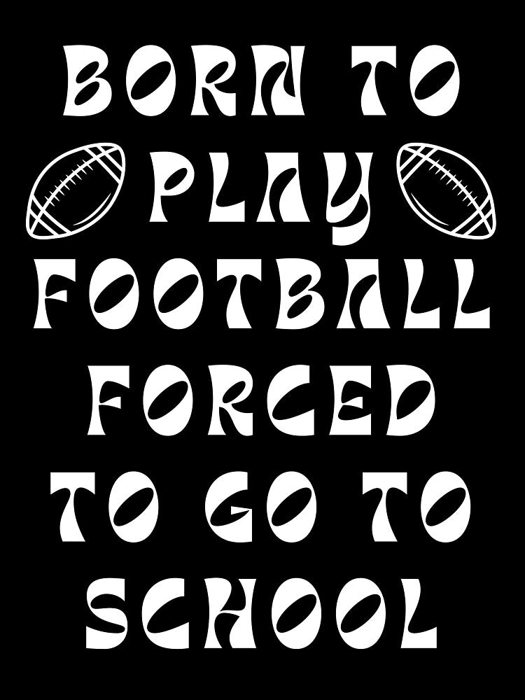 Born To Play Football Forced To Go To School by darshants