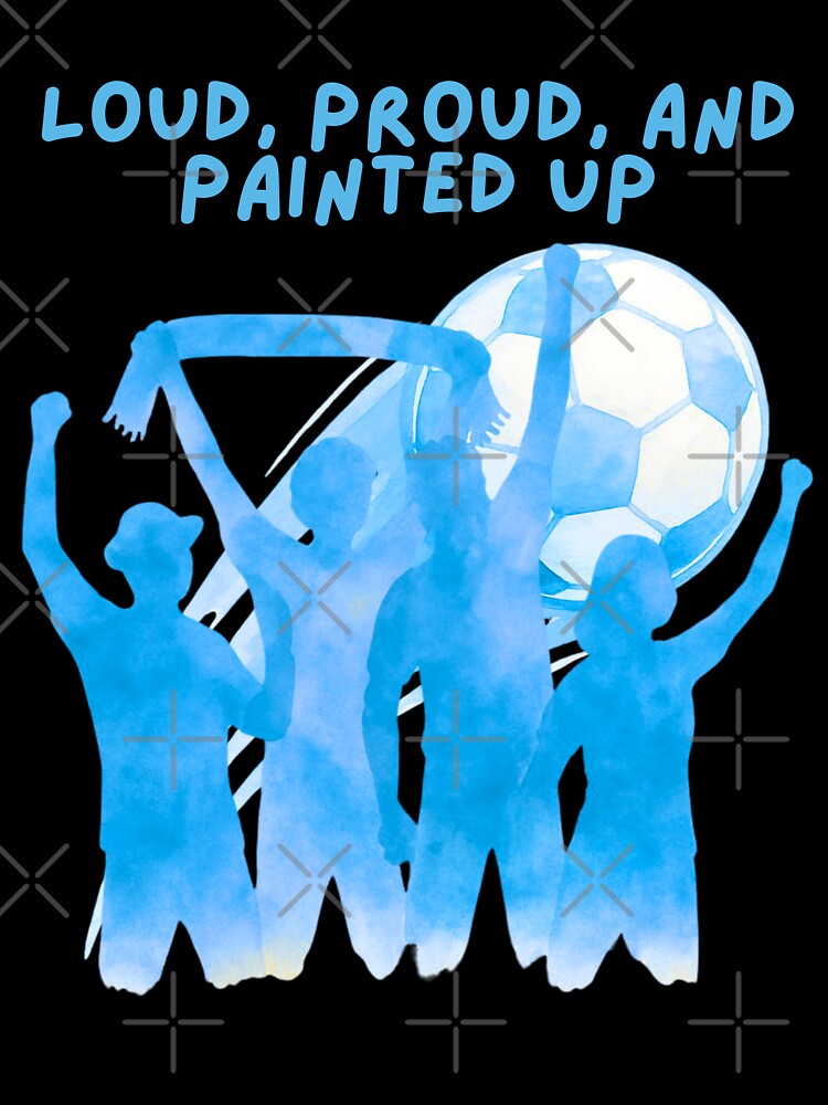 Loud Proud and Painted Up Soccer Football by SpartanDStore