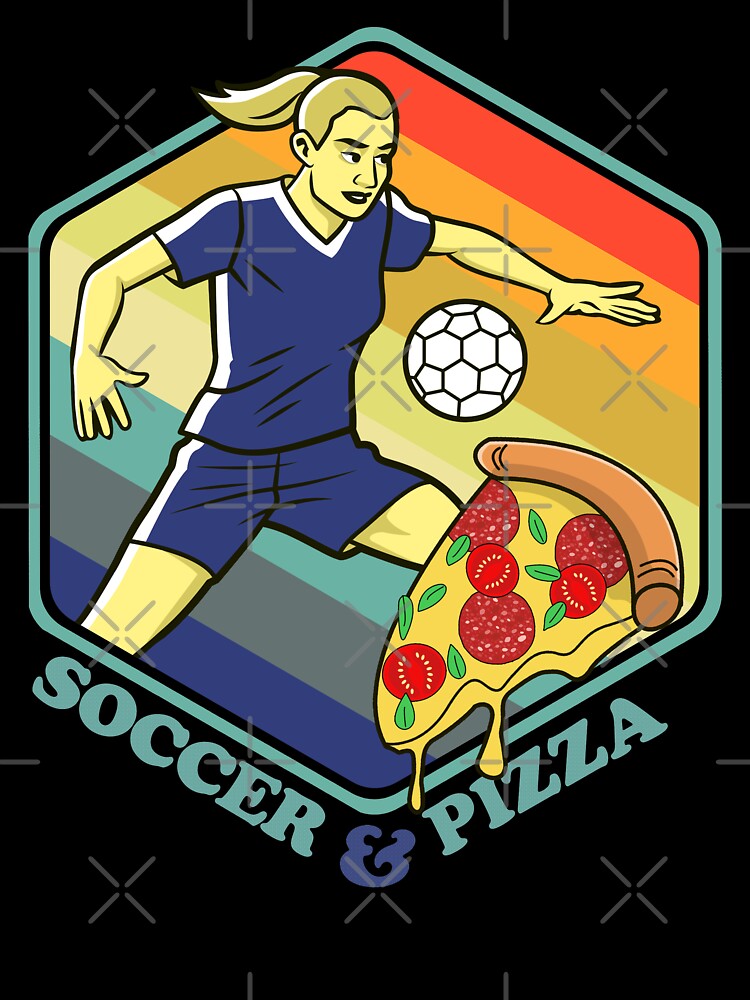 Soccer Girl Football Pizza by TheAplus