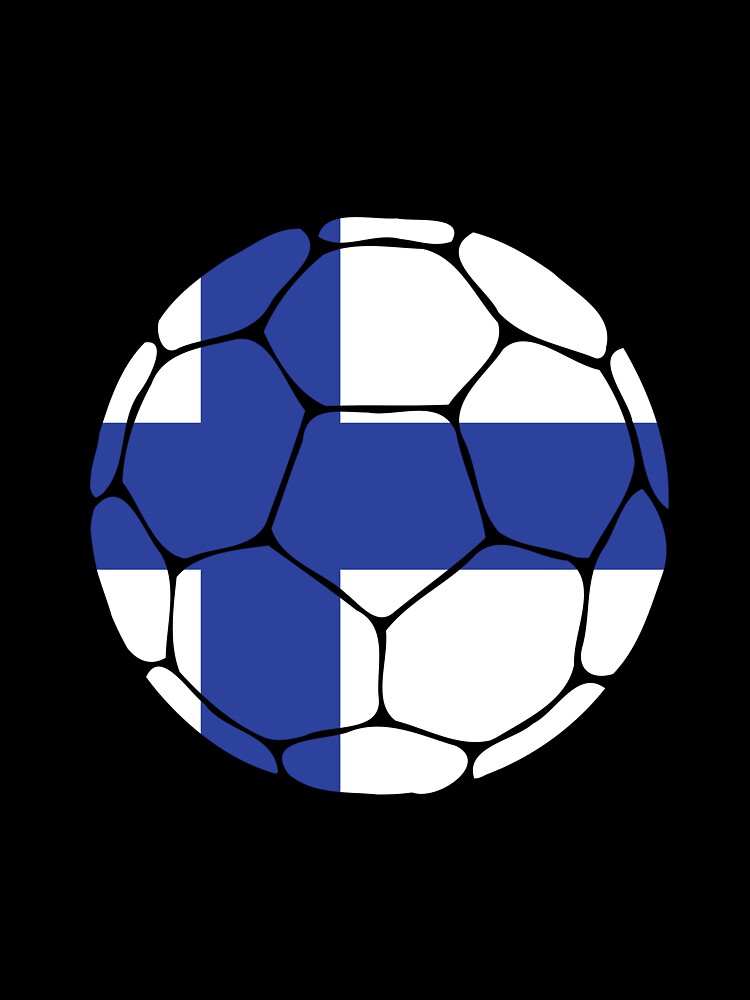 Finland Flag Soccer Ball by ehgraphics15