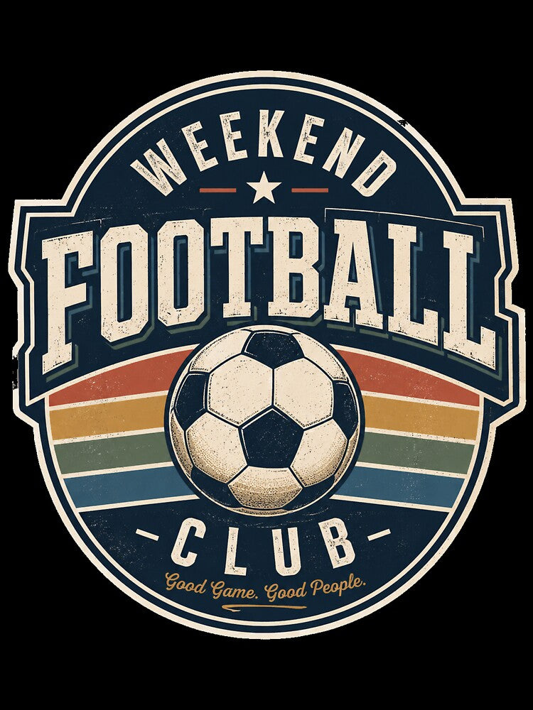 Weekend Football Club Retro Design by StyleLap
