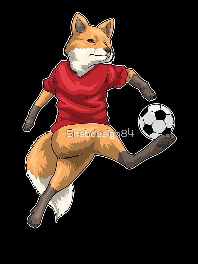 Fox Soccer player Soccer Sports by Snabdesign84