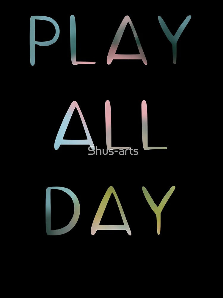 Play all day ombré rainbow by Shus-arts