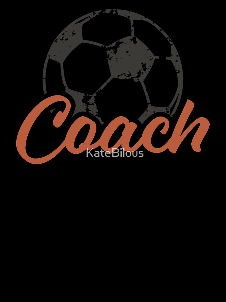 Soccer Coach Football Ball by KateBilous