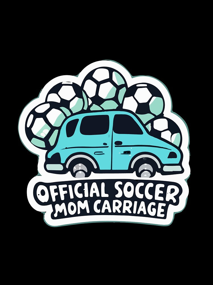 Official Soccer Mom Carriage Minivan Sticker by NiftyWrx