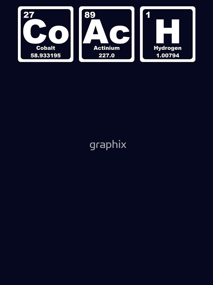 Coach - Periodic Table by Graphix