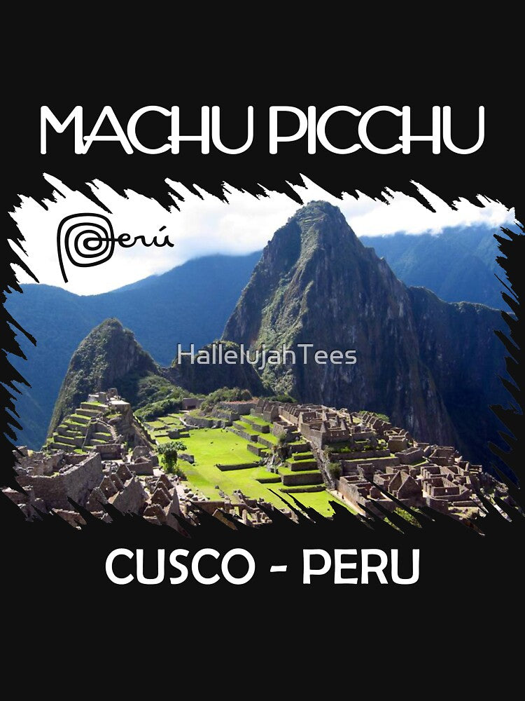 Machu Picchu Peru Llama Cusco by HallelujahTees