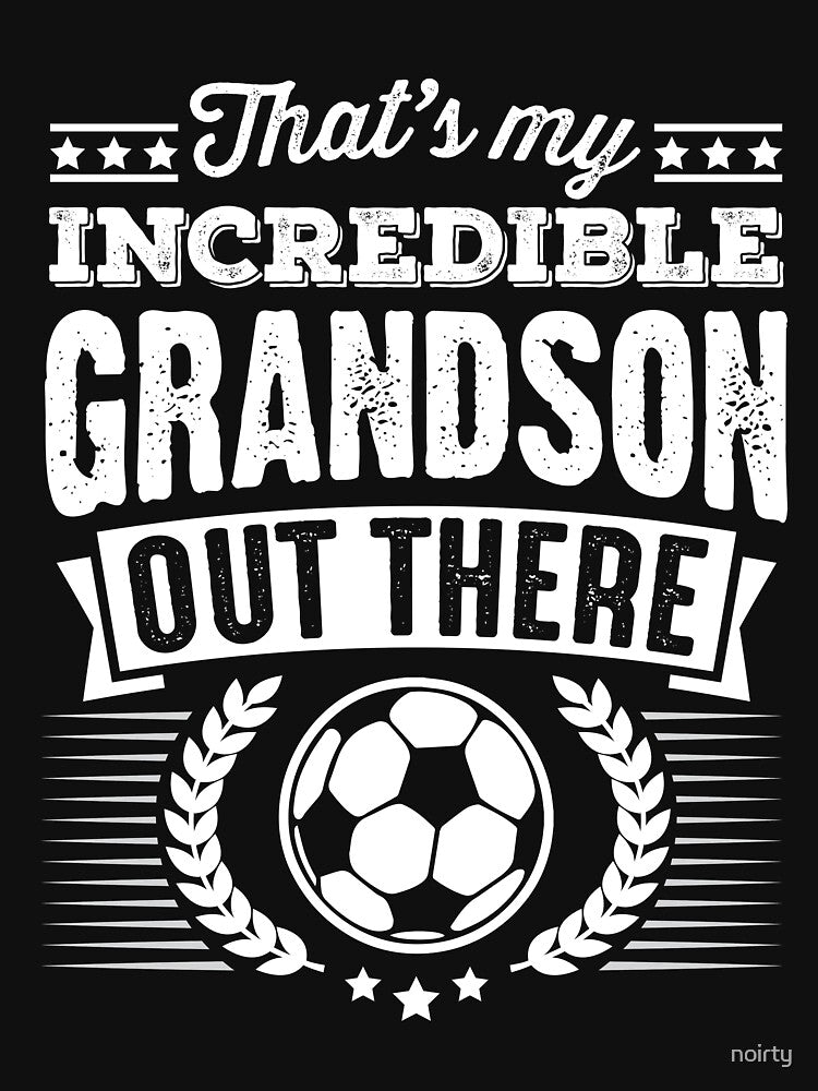 Awesome Soccer Grandson Grandma & Grandpa by noirty