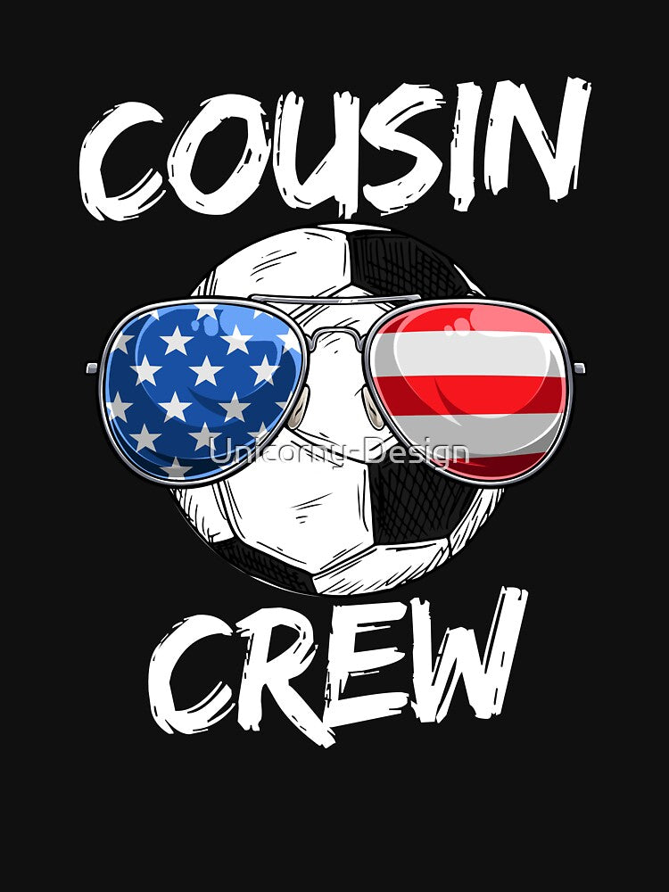 Cousin Crew Soccer Players Gifts Funny Cheer Football Fans Matching by Unicorny-Design