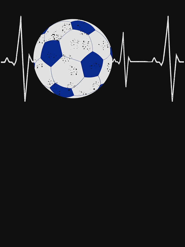 Soccer Heartbeat Design - Unique Soccer Lover Gift Ideas by cartba