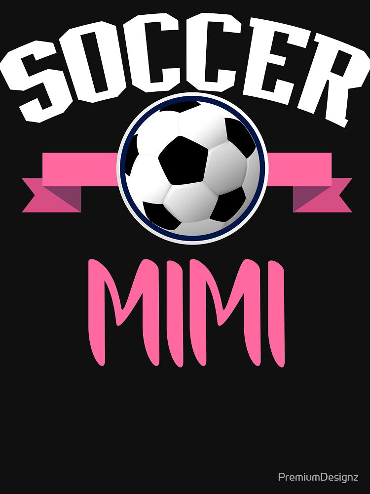 Funny Grandmother Sports Trendy Gift - Soccer Mimi by PremiumDesignz