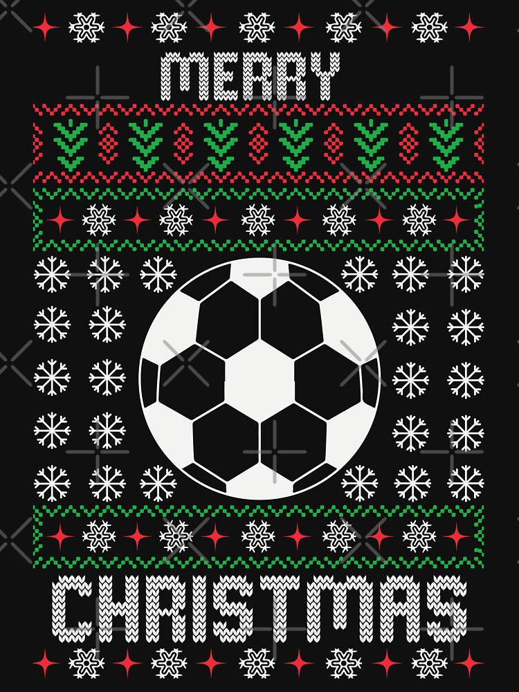 Merry Christmas - Soccer Ugly Sweater by Georgy09