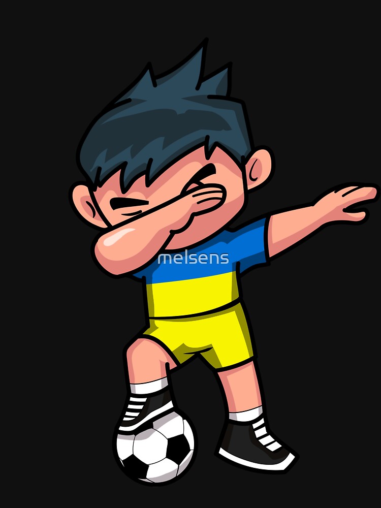 Soccer Boy Dabbing Ukraine by melsens