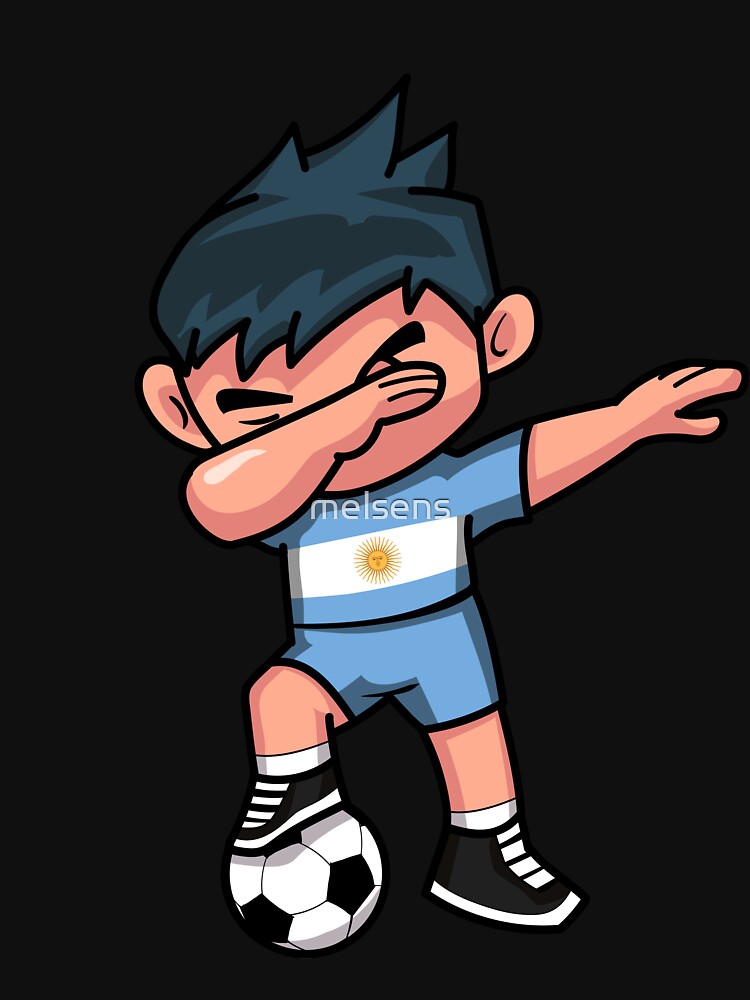 Soccer Boy Dabbing Argentina by melsens