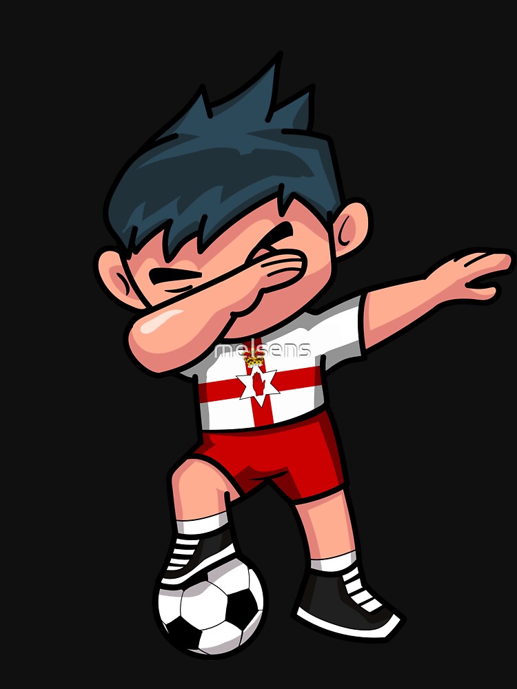 Soccer Boy Dabbing Northern Ireland by melsens