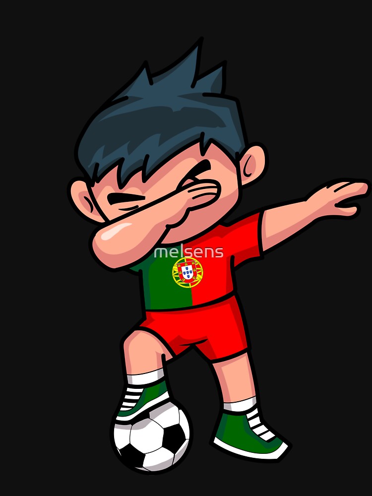 Soccer Boy Dabbing Portugal by melsens