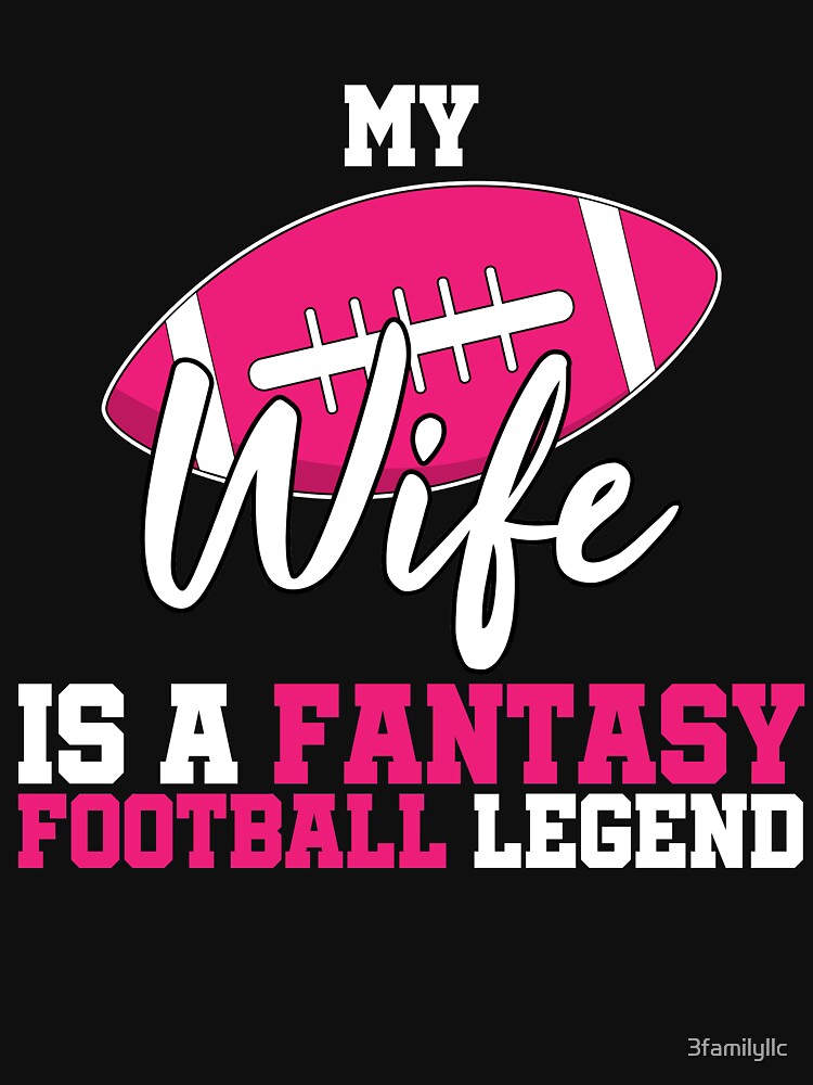 Football Wife T-shirt by 3familyllc