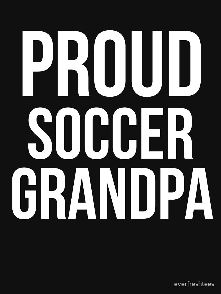Proud Soccer Grandpa Shirt Sports Grandparent Tee by everfreshtees