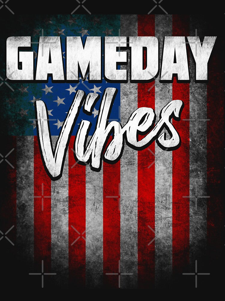 Gameday Vibes Shirt USA Flag Gift for Any Sport Fan or Player by niftee