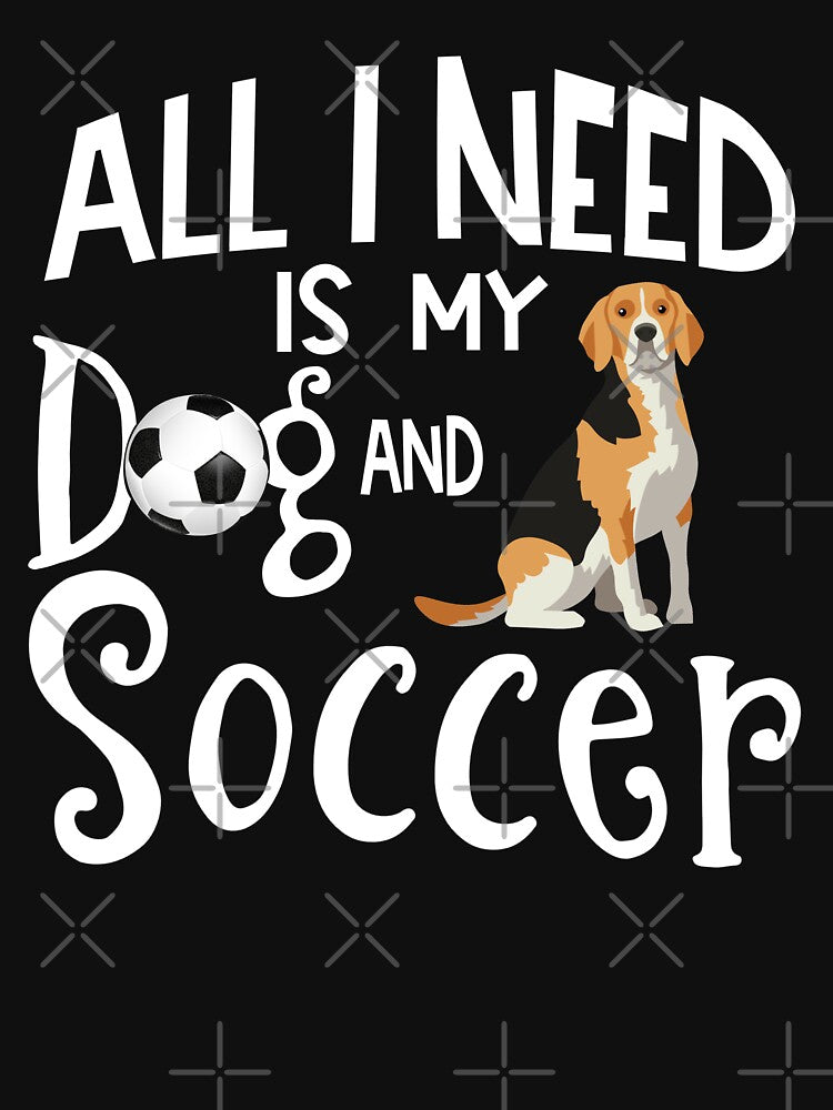 Beagle Dog Soccer Player Dog Lover Gift Cute Funny Saying by tncgifts