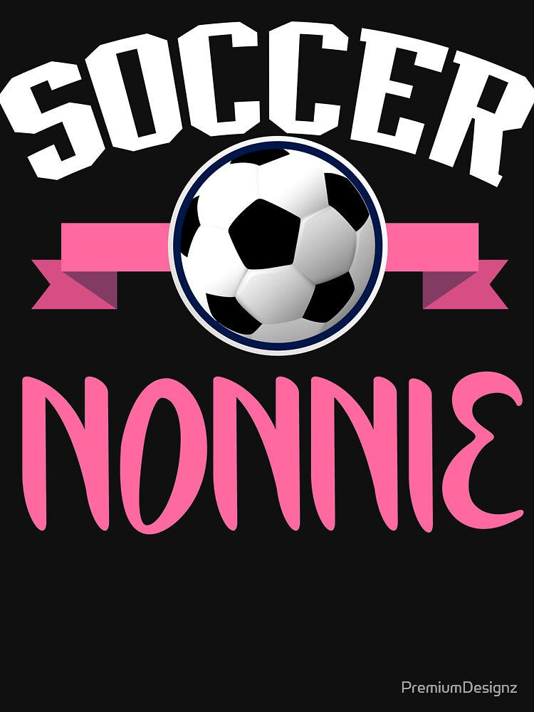 Funny Grandmother Sports Trendy Gift - Soccer Nonnie by PremiumDesignz