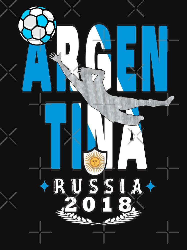 Argentina world cup soccer Russia in 2018 Tshirt by Tetete