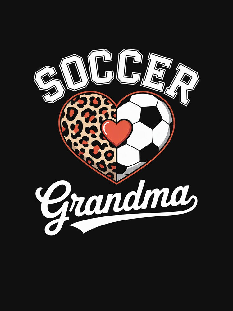 Soccer Grandma Leopard Heart Grandmother by Belkisallen